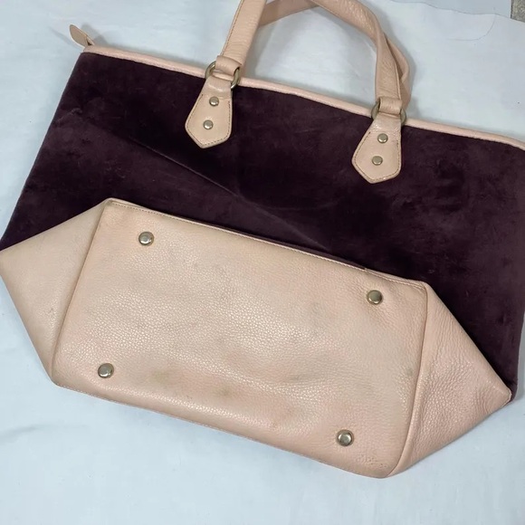 Vintage Juicy Couture Velour Tote Bag Brown Scottie Dog - Picture 3 of 9